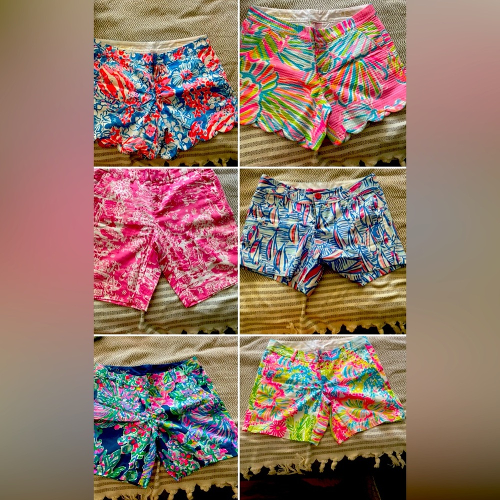 Bundle! 6 Pairs of Lilly Pulitzer Shorts
